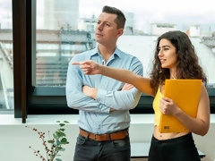 デカ尻, 口内発射, イく瞬間, バック, 手コキする, キス, ティーン, オッパイの