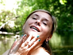 Leie, Grosser arsch, Blasen, Spermaladung, Frau, Hd, Im freien, Solo