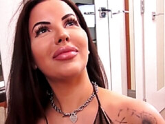 素人, 舞台裏, デカパイ, フェラチオ, 茶髪の, バック, 淫乱熟女, ストッキング