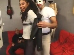 18 jaar, Anaal, Kont, Pijpbeurt, Zwart, Groep, Interraciaal, Tiener