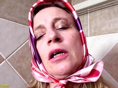 ONLYTABOO - 72 years aged gross grannie blossom her cervix
