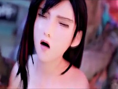 Grote mammen, Pijpbeurt, Sperma shot, Dubbele penetratie, Groepseks, Groep, Hardcore, Tieten likken