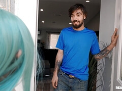 18 jaar, Aziatisch, Kont, Pijpbeurt, Flexibiel, Kort haar, Mager, Tieten likken