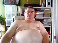 素人, 爸, デブ, ゲイ, 手コキする, オナニー