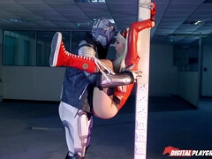 Anal, Blonde, Sucer une bite, Queue, Français, Branlette thaïlandaise, Latex, Rasée