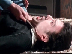 Amateur, Nana, Sucer une bite, Tir de sperme, Gorge profonde, Queue, Domestique, Rétro