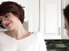 Kont, Lesbisch, Likken, Orgasme, Slipje, Klein, Geschoren, Mager