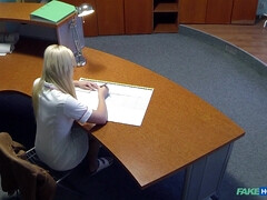 Leie, Blasen, Arzt, Lesbisch, Lecken, Büro, Muschi, Uniform