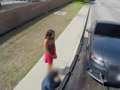 Nana, Grosse bite, Gros seins, Voiture, Tir de sperme, Hard, Hd, Seins naturels