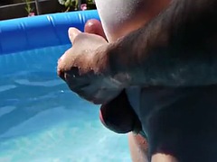 Badpak, Homo, Handbeurt, Hardcore, Masseren, Buiten, Douche, Speelgoed