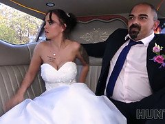 Braut, Braunhaarige, Gehörnter ehemann, Hd, Pov, Realität, Strümpfe, Tätowierung