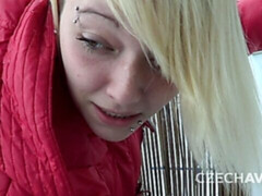 Cul, Blonde, Sucer une bite, En levrette, Pov, Rasée, Dénudage, Adolescente