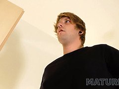 Kont, Pijpbeurt, Bruinharig, Oudere vrouw, Omie, Rijpe lesbienne, Kut duiken, Kousen