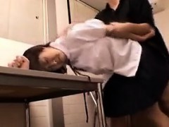 Asiatisch, Hundestellung, Hardcore, Japanische massage, Jungendliche (18+), Uniform