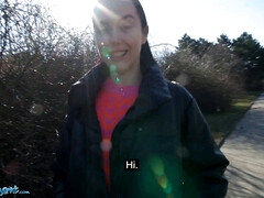 Brunette brune, En levrette, Hd, Fille latino, Monstre, Public, Criant, Adolescente