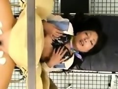 Dazzling Asian girl has a horny doctor fingering and fuckin