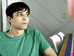 Mooi, Grote kont, Bruinharig, Orgasme, Kut duiken, Tiener, Trio, Tieten likken