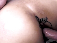 Asiatisch, Tussi, Grosser schwanz, Sperma im mund, Spermaladung, Ablutschen, Eng, Titten