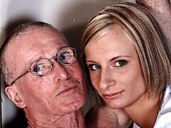 Cute short-haired MILF Paris Pink nicely fucked by an old penis