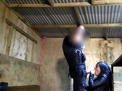 デカパイ, フェラチオ, 茶髪の, バック, 顔射, 手コキする, Hd, ポリス