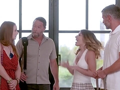 Fille, Queue, Fétiche, Le plan cul à quatre, Groupe, Orgie, Rousse roux, Tabou