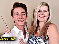 Blondine, Blasen, Schwanz, Hd, Lecken, Masturbation, Milf, Muschi