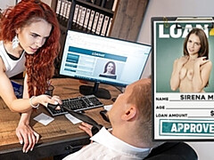 美人, フェラチオ, カワイイ, ハードコア, オフィス, 赤毛, オッパイの, 妻