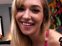 Amateur, Sucer une bite, Hd, Pov, Maigrichonne, Suçant, Adolescente, Nénés