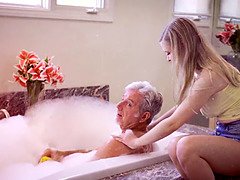 Stepdad Donnieground Serena Desperately Wants To Go To A Big Halloween Party, But She Wants Him To Rub Her Shaved