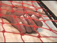Bondage discipline sadomasochisme, Blond, Vrouw, Fetisj, Kokhalzen
