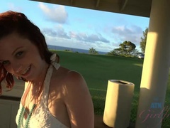 Amateur, Plage, Bikini, Brunette brune, Robe, Petite amie, Piercing, Nénés