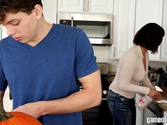 18, デカ尻, デカパイ, ブロンド, 中出し, Hd, ハメ撮り, ティーン