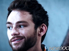 デカチン, 黒人, フェラチオ, チン, 黒人, ハードコア, コキ, タトゥー