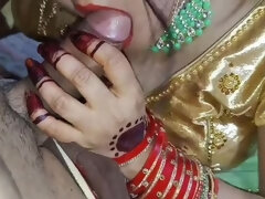 Desi Friend's Wife Lalita Singh Gives Intense Blowjob and Anal Creampie in Bedroom