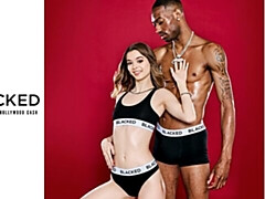 Stunner Molly Little at long hair action