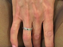 イギリス人, フェティッシュ, お婆さん, 淫乱熟女, 穴開きパンティ