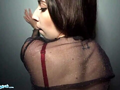 Mamada, Estilo perrito, Italiano, Tetas naturales, Orgasmo, Bragas, Pov, Público