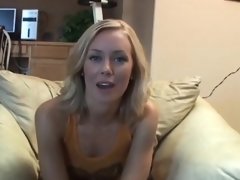 Amateur, Blonde, Sucer une bite, Éjaculation interne, Hard, Interracial