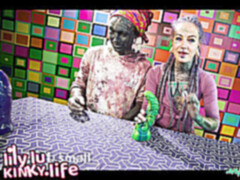 XXL HANKEYS toys faux-cock UNBOXING - Lily Lu and Anuskatzz / tat, ink, BDSM