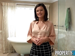 Real Estate Sex Philately Vlogger Hardcore Sex With Attractive Brunette Real Estate Agent Dharma Jones