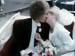 デカチン, フェラチオ, 結婚, イく瞬間, ドレス, ハードコア, ヴィンテージ, 結婚式