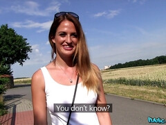 Public Agent - Big Boobs Bouncing In The Sunshine 1