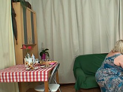 MYWIFESMOM - Girlfriend catches him fucking fat mother in law