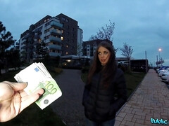 Leie, Blasen, Im freien, Pov, Öffentlich, Russisch