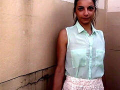 18 años, Chica, Morena, Penetracion con dedos, Francés, Masturbación, Adolescente, Juguetes