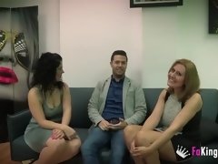 ブロンド, 茶髪の, Hd, 熟年, 淫乱熟女, 現実, スペイン人, 三人