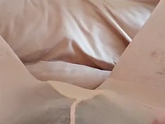 アナル, 女装男装, イく瞬間, ヒール, オナニー, パンティ, 穴開きパンティ, シーメール
