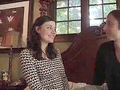 Pijpbeurt, Stel, Sperma shot, Sperma in gezicht, Kokhalzen, Orgasme, Klein, Mager