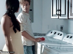 Chica, Tetas grandes, Morena, Engañando, Erótico, Bragas, Coño, Tetas