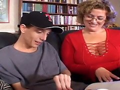 Amerikaans, Blond, Pijpbeurt, Rondborstig, Oudere vrouw, Sperma shot, Hd, Oud